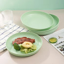 Ljojo 4pcs Reusable Plate Set for Travel, School, Picnic, Camping, Party