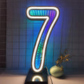 Ljojo™ Starry Sky Tunnel Neon Numbers Sign - Double-Sided 3D Lights