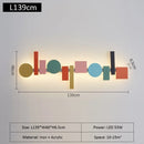 Ljojo Macaron Wall Light for Living Room and Bedroom LED Decoration