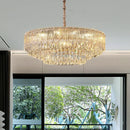 Ljojo Light Luxury Crystal Chandelier: French Modern, Simple Atmosphere for Living Room, Dining Room & Bedroom