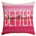 Ljojo Love Kiss Hug Pattern Decor Pillowcase for Home Sofa, Gift for Valentine's Day