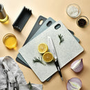 Ljojo Marble Pattern 4-Piece Vegetable Cutting Board Set