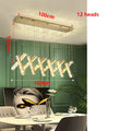 Ljojo Luxury Crystal Chandelier Pendant Light for Living and Dining Room