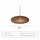 Japanese Retro Bamboo Pendant Light Handmade Wabi Sabi Rattan Hanging Lamp Ljojo