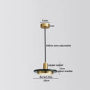 Ljojo Marble Copper LED Pendant Light - Modern Living Room Chandelier