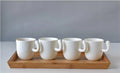 Ljojo 210ML Bone  Coffee Mug Creative Ceramic Cup Porcelain Travel Nespresso Cup