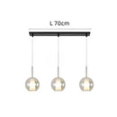 Ljojo Luxury Bubble Glass Pendant Lights for Restaurant, Staircases, & Bedside Chandeliers