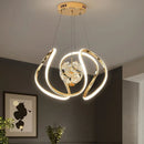 Ljojo Crystal Restaurant Staircase Pendant Light - Modern, Creative, High-end Lighting for Dining Room