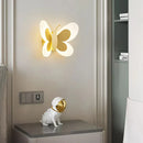 Gold Copper Butterfly Wall Lamp LED Lighting for Home Decor by Ljojo