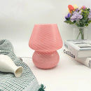 Ice Cream Cone Cup Glass Table Lamp LED - Ljojo Vegan-Friendly Bedroom Decor Light