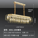 Light Luxury Living Room Crystal Pendant Light - 2025 New Retro Minimalist High-End Bedroom Chandelier by Ljojo