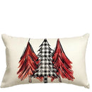 Ljojo Merry Christmas Tree Pillowcase - Winter Linen Decorative Sofa Waist Pillowcase 30X50cm