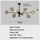 LED Chandelier Pendant Light Starry Magic Bean Modern Elegant Creative Lighting for Living Room by Ljojo
