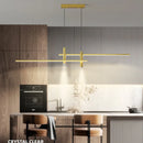 Nordic Dining Table Pendant Lamp Black Gold Minimalist Chandelier by Ljojo