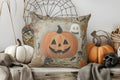 Cute Ghosts & Pumpkins Halloween Pillow Cover by Ljojo - Sofa, Bedroom, Car