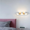 Ljojo LED Swivel Wall Sconces, Aluminum Up Down Light, 3000K Warm White, 6500K White