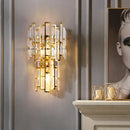 Ljojo Light Luxury Crystal Wall Lamp for Living Room, Bedroom, Study, and Hallway