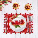 Christmas Snowflake Felt Coaster Set by Ljojo