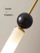 Ljojo Marble Wall Lamp: Modern Copper Nordic Lighting Fixture