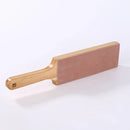 2026 Portable Knife Sharpening Stone - Aluminum Base Polishing Leather Strip - Kitchen Sharpening System by Ljojo