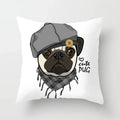 Cute Pug Bulldog Pillowcase for Living Room Decor - Ljojo Home Decor