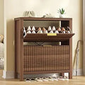 Ljojo™ 4-Drawer Wooden Shoe Organizer for Entryway Storage