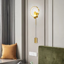 LED Nordic Indoor Bedside Wall Light for Modern Bedroom by Ljojo - Luxury Iron Wall Lamp