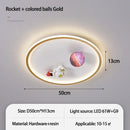 Astronaut LED Ceiling Light for Kids Boys Bedroom Dream Space Lighting by Ljojo