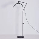 16 Inch LED Half Moon Lash Light 3000K-6000K Floor Ring Lamp for Beauty and Skincare by Ljojo
