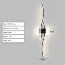 Ljojo LED Wall Lights in Black Gold White for Bedroom Corridor Balcony