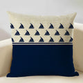 Ljojo Marine Cotton Fish Cushion Cover 45x45CM Square Home Decor Pillow Case