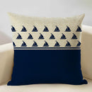 Ljojo Marine Cotton Fish Cushion Cover 45x45CM Square Home Decor Pillow Case