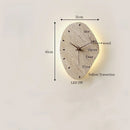 Ljojo LED Travertine Wall Sconce Lamp with Pull Chain Switch