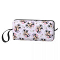 Ljojo Minnie Mouse Makeup Bag Cosmetic Pouch - Cute Cartoon Merch for Girl Woman