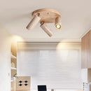 Ljojo LED Ceiling Light: Natural Yellow Cave Stone Spotlight for Living Room Eco-Friendly Décor