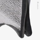 Ljojo Minimalist Gray & White Stitched Square Pillow for Living Room, Bedroom, Hotel