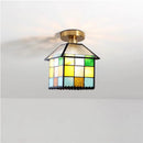 Ceiling Chandeliers Modern Tiffany Glass Pendant Light for Bedroom Kitchen - Ljojo
