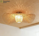 Modern Bamboo Rattan LED Pendant Light Chandelier for Living Room | Ljojo