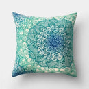 Ljojo Mandala Pattern Polyester Cushion Cover for Stylish Home Decor