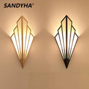 Nordic Minimalist LED Wall Lamp for Hotel Corridors Staircases Living Rooms by Ljojo