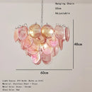 French Murano Glass Chandelier for Living Room, Dining Room by Ljojo - Elegant Indoor Lighting