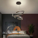 Ljojo LED Chandelier: Modern Minimalist Home Lighting for Living Room, Bedroom, Kitchen