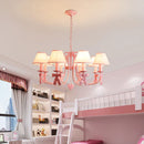 Pink Cradle Shaped LED Pendant Light Chandelier for Children's Bedroom by Ljojo