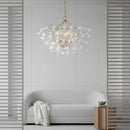 American Vintage Luxury LED Pendant Light Glass Bubble Chandeliers for Living Dinning Bedroom Lamps by Ljojo
