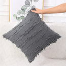 Ljojo Linen Striped Pillow Cover 50x50cm - Soft & Stylish Decorative Case