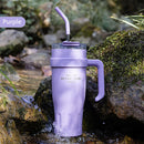 Ljojo Light Luxury Handle Cup: Insulated Straw Cup for Office, Travel, and Car