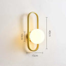 Ljojo Luxury LED Wall Lamp for Living Room Bedroom Decor - 12W