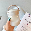 Ljojo Mini Glass Shaker Cup with Handle and Lid