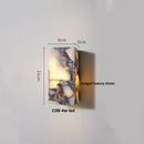 Ljojo LED Wall Light: Japanese Style, Waterproof, Terrazzo Fixture for Bedroom, Balcony, Hallway