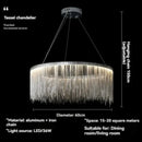Nordic Postmodern Art Chandelier Luxury Tassel Designer LED Decorative Lamps by Ljojo